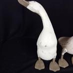 sculptuur, Drie ganzen - 36 cm - Hout, Antiek en Kunst