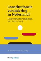 Montaigne 20 - Constitutionele verandering in Nederland?, Boeken, J.H. Gerards, J. Goossens, E.Y. van Vugt, Zo goed als nieuw