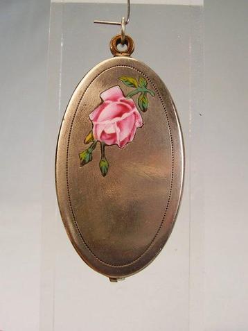 Sans Prix de Réserve - Pendentif Alpacca - Peinture à