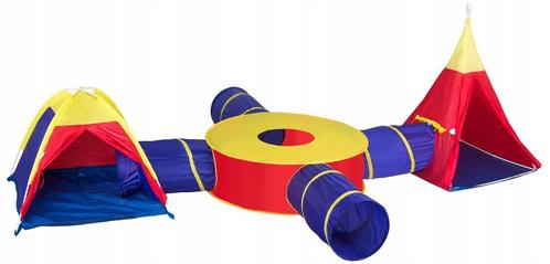 Kinder speeltent – 400x320x135 cm – 4 tunnels, Kinderen en Baby's, Speelgoed | Speeltenten, Nieuw, Ophalen of Verzenden