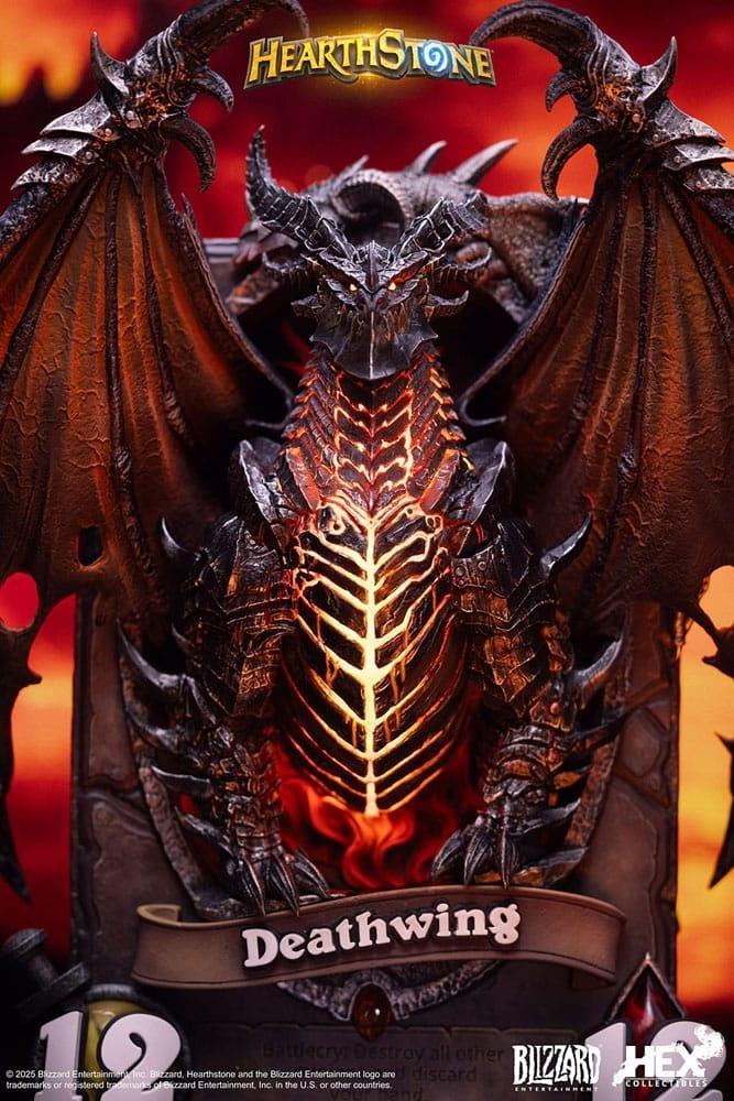 Hearthstone 3D Art Frame Statue Deathwing 34 cm, Verzamelen, Film en Tv, Ophalen of Verzenden