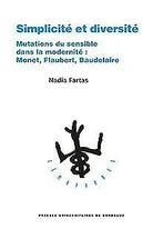 Simplicité et diversité: Mutations du sensible dans...  Book, Fartas, Nadia, Verzenden