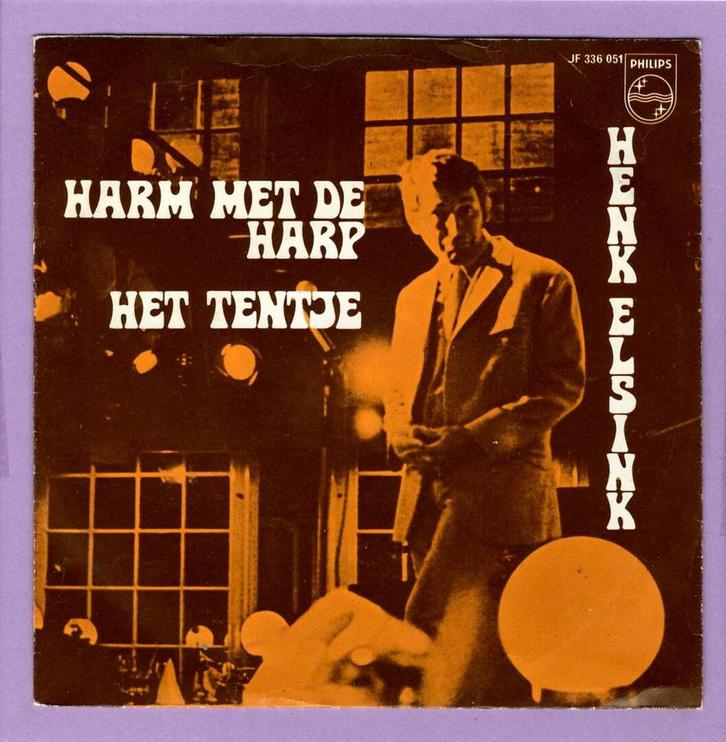 Henk Elsink – Harm Met De Harp / Het Tentje (1-7-Vinyl-Sing, Cd's en Dvd's, Vinyl Singles, Ophalen of Verzenden