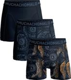 Muchachomalo Boxershorts 3-Pack Circle Of Life maat L Heren, Kleding | Heren, Ondergoed, Verzenden, Blauw, Muchachomalo, Boxer