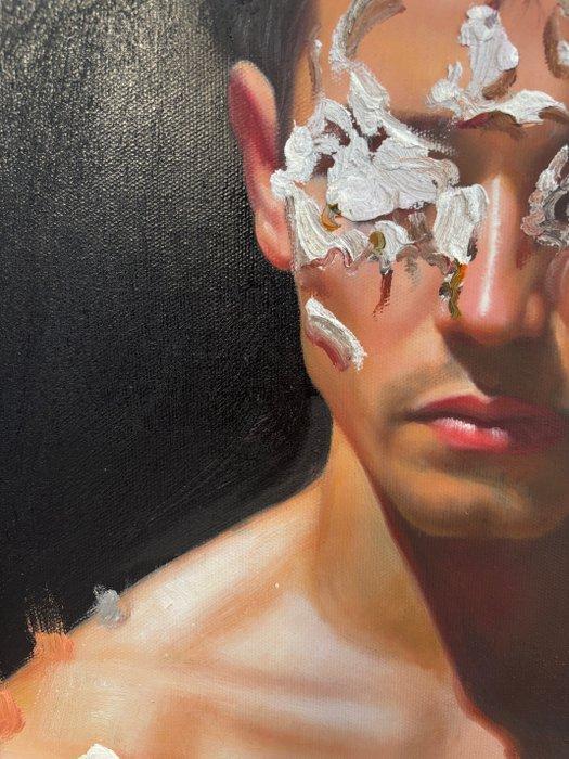 Damien Valois - L’âme 1, Antiek en Kunst, Kunst | Schilderijen | Modern