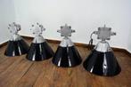 Plafondlamp - Aluminium, Glas, Staal - Set van vier