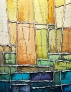 J.Jecminek - Glow of the Beginning - XL 3D painting - ready