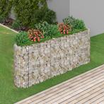 vidaXL Gabion plantenbak verhoogd 260x50x100 cm, Tuin en Terras, Bloempotten, Verzenden, Nieuw