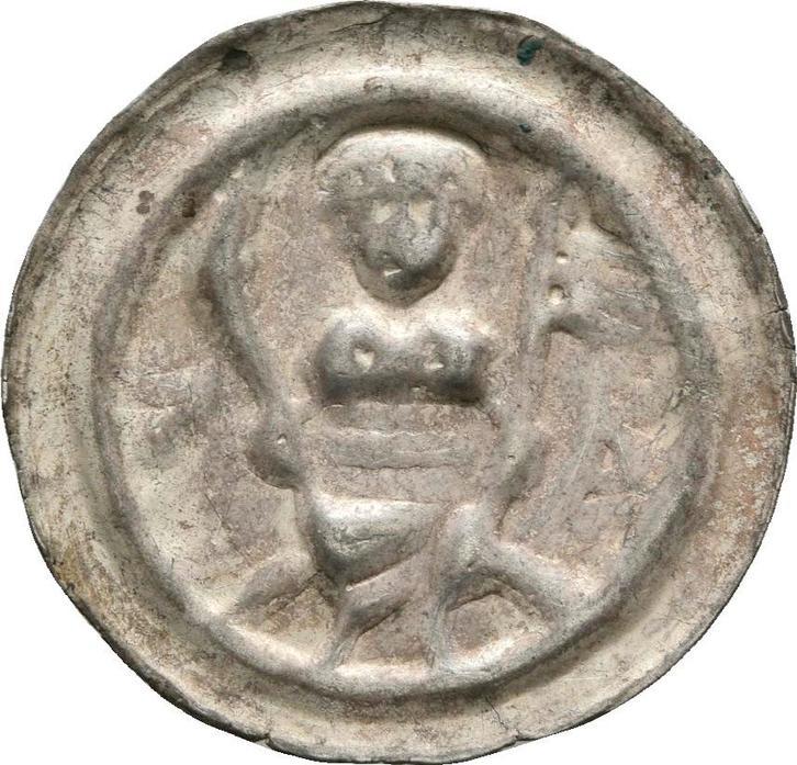 Brakteat Magdeburg Erzbistum: Anonym, 2 Viertel des 13 Ja..., Timbres & Monnaies, Monnaies | Europe | Monnaies non-euro, Envoi