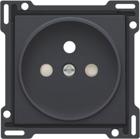 Niko Intense Anthracite, afwerking voor stopcontact met pena, Doe-het-zelf en Bouw, Elektriciteit en Kabels, Verzenden