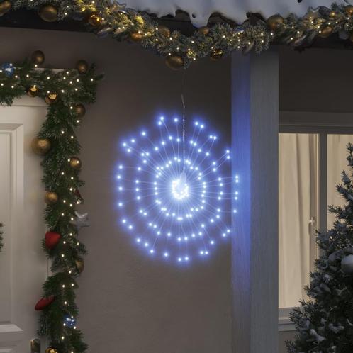 vidaXL Kerstverlichting vuurwerk 2 st 140 koudwitte LEDs 17, Diversen, Kerst, Nieuw, Verzenden
