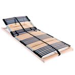 vidaXL Lattenbodem met 42 latten 7 zones 80x200 cm, Huis en Inrichting, Slaapkamer | Bedden, Verzenden, Nieuw