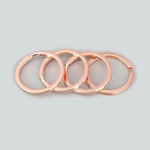 Set van 30 mooie sleutelringen (22-28 mm, kleur 4: rosegoud, Doe-het-zelf en Bouw, Gereedschap | Overige machines, Nieuw, Verzenden