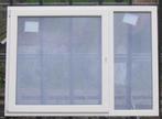 pvc raam , chassis , venster , kozijn 164 x 120 creme 9001, 150 tot 225 cm, Nieuw, Kunststof, Raamkozijn