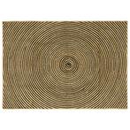 vidaXL Tapijt Natuurlijk en zwart 140 x 200 cm Jute, Maison & Meubles, Ameublement | Tapis & Moquettes, Verzenden