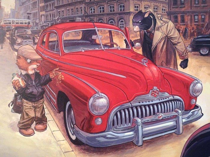 Guarnido, Juanjo - 1 Offset Print - Blacksad - La Buick, Livres, BD | Comics