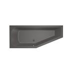 Hoekbad Xenz Lagoon Compact 170x75x45 cm Links Antraciet, Doe-het-zelf en Bouw, Ophalen of Verzenden, Nieuw, Bad