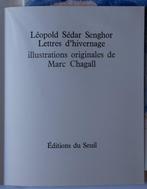 Signé ; Chagall / Senghor - Lettres dhivernage [rarissime, Antiek en Kunst