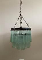 Lustre - Lustre en glace trappée - Bronze patiné