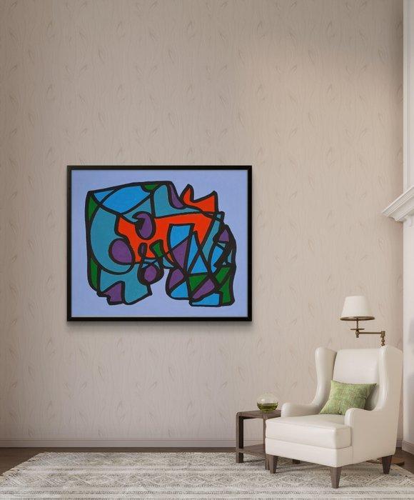 Sergio Romero - Cubismo Áureo 201, Antiek en Kunst, Kunst | Schilderijen | Modern