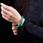Natuurlijke Malachiet Bangle - Zorgvuldig gesneden en