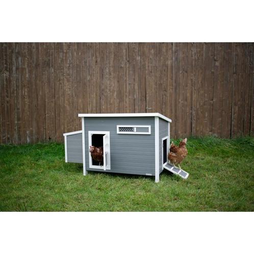 Kippenhok barney eco-stal van kunststof 137x73x83cm, ideaal, Dieren en Toebehoren, Pluimvee | Toebehoren, Nieuw