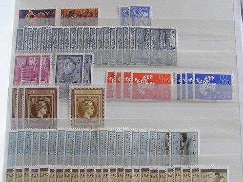 Griekenland 1960/1995 - Ex-dealer voorraad in insteekalbum., Postzegels en Munten, Postzegels | Amerika