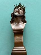 Beeld, Jezus met doornenkroon - 21 cm - Gips