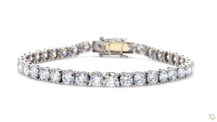 Zonder Minimumprijs - Armband - 18 karaat Platina, Witgoud -, Handtassen en Accessoires, Armbanden