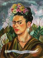 Borgen Lindhardt (1974) - Ode aan Frida Kahlo III met, Antiek en Kunst