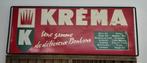 Bonbons krema - Krema - Emaille plaat - reclame plaat -