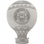 Burundi. 25 Francs 2023 Hot Air Balloon 2 oz Antique Finish
