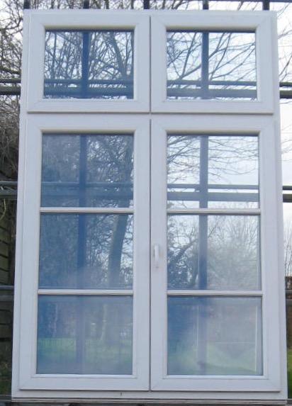 pvc raam , chassis , venster , kozijn 138 x 216 creme, Doe-het-zelf en Bouw, Raamkozijnen en Schuifdeuren, Inclusief glas, Nieuw