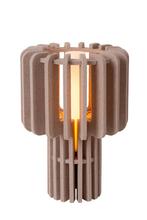 Lucide ROLLO - Tafellamp - 1xE27 - Taupe, Huis en Inrichting, Verzenden, Nieuw
