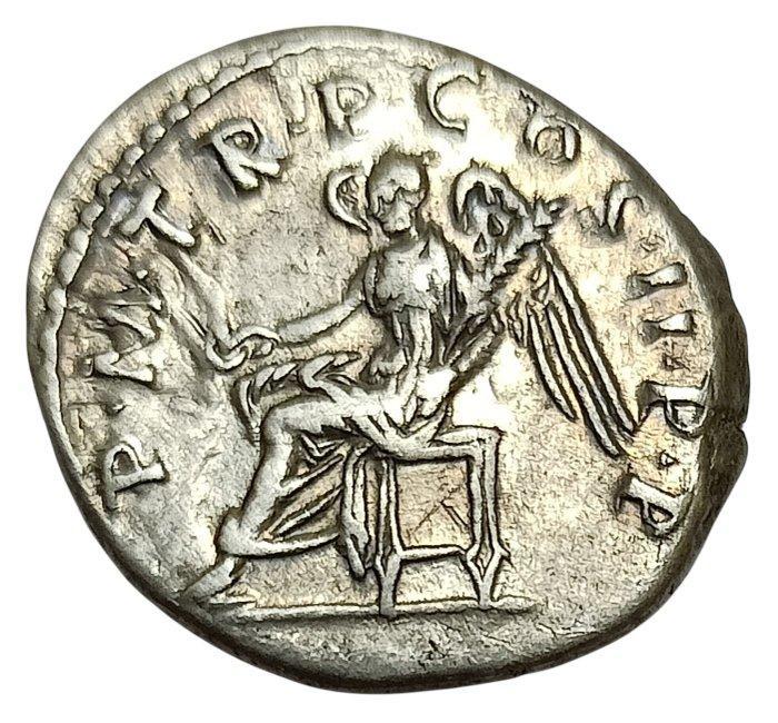 Romeinse Rijk. Trajan (98-117 n.Chr.). Denarius Rome 98-99, Postzegels en Munten, Munten | Europa | Niet-Euromunten