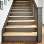 vidaXL Traptreden 2 st 90x25x2 cm onbehandeld massief, Doe-het-zelf en Bouw, Ladders en Trappen, Verzenden, Nieuw