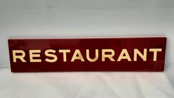 Restaurant - Emaillerie Belge - Emaille bord - Emaille