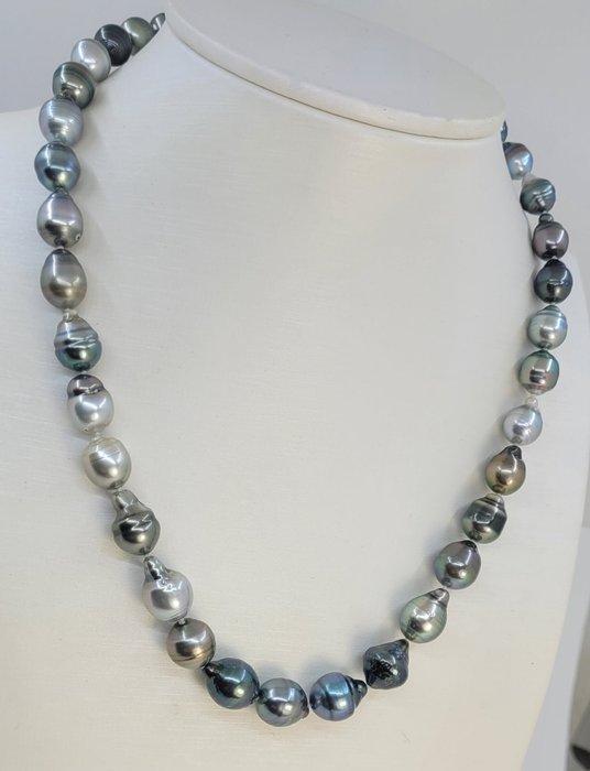 Zonder minimumprijs - Halsketting Zilver, 8x11mm Multi, Handtassen en Accessoires, Kettingen