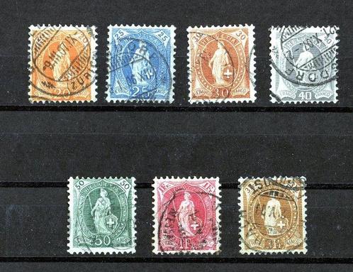Zwitserland  - Staande Helvetia  Zumstein  86A / 92A, Postzegels en Munten, Postzegels | Europa | België