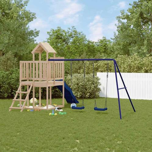 vidaXL Speelhuis massief grenenhout, Kinderen en Baby's, Speelgoed | Buiten | Speeltoestellen, Nieuw, Verzenden