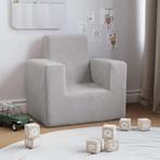vidaXL Kinderbank zacht pluche lichtgrijs, Kinderen en Baby's, Kinderkamer | Overige Meubels, Verzenden, Nieuw