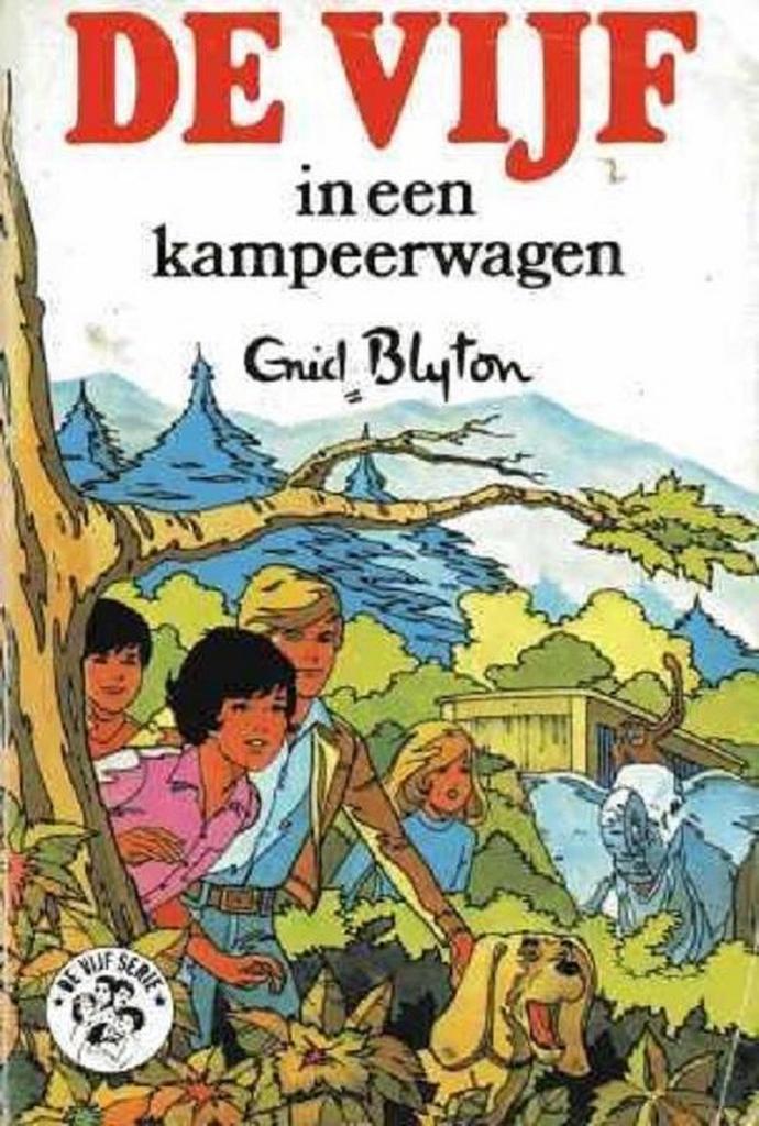 De Vijf in een kampeerwagen / De Vijf serie / 5 Enid Blyton, Boeken, Kinderboeken | Jeugd | 13 jaar en ouder, Zo goed als nieuw