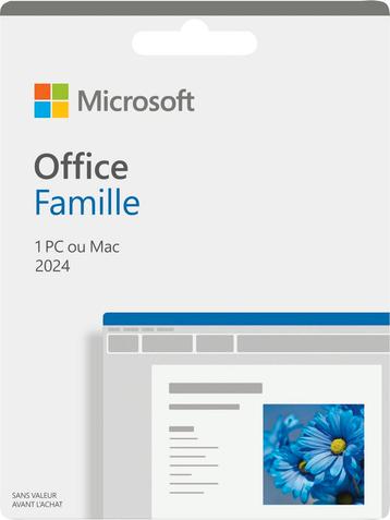 Microsoft Office Home 2024 French office software beschikbaar voor biedingen