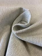 Alto pregio, tissu tissé blanc crème sur fond vert forêt, Antiek en Kunst, Antiek | Tapijten, Tafelkleden en Textiel