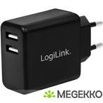 LogiLink PA0210 oplader voor mobiele apparatuur Zwart Binnen, Informatique & Logiciels, Pc & Câble réseau, Verzenden
