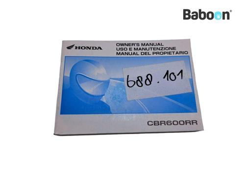Livret dinstructions Honda CBR 600 RR 2007-2012 (CBR600RR, Motoren, Onderdelen | Honda, Verzenden