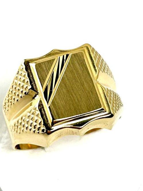 Ring - 18 karaat Geel goud, Handtassen en Accessoires, Ringen