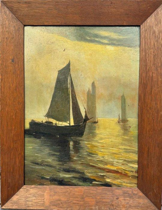 Jindich Šimek (1901–c.1979) - Veliero, Antiquités & Art, Art | Peinture | Classique