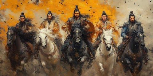 CoCo - Warriors Parade - XXL, Antiek en Kunst, Kunst | Schilderijen | Modern