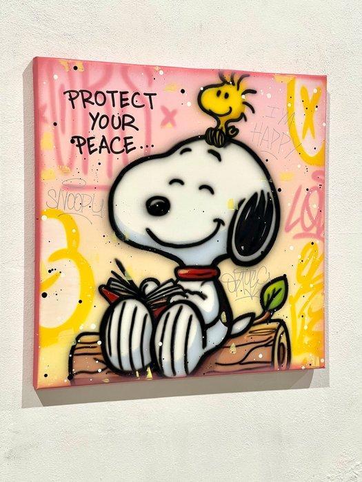 Okyes (1987) - Protect Your Peace, Antiek en Kunst, Kunst | Schilderijen | Modern